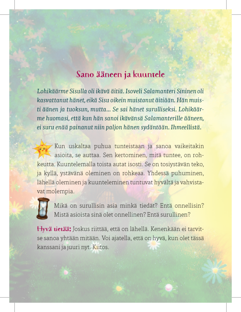 Sisu Sukkelan Rohkeuskortti – toimintakortti